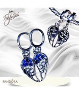 Pandora Sparkling Splittable Angel Wings Dangle Charm #792821C01 US SELLER - $66.68 CAD