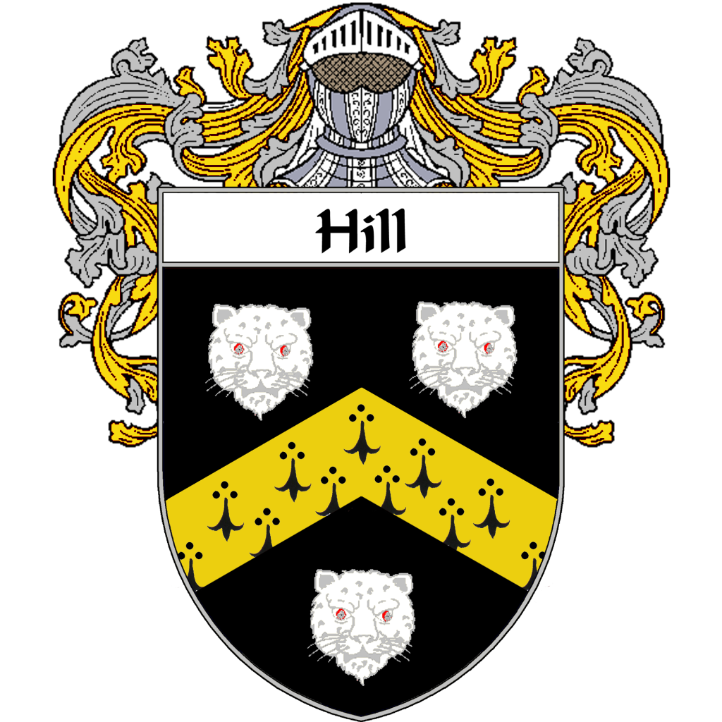 Hill Family Crest / Coat of Arms JPG and PDF - Instant Download - $2.90
