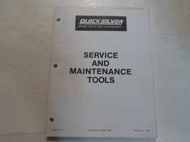 1989 Quicksilver Service &amp; Maintenance Outils Manuel Minor Taches Usine OEM 89 - £18.03 GBP