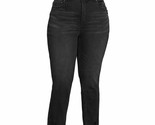 Terra &amp; Sky™ ~ Plus Size 26W ~ Black ~ Hi-Rise ~ Vintage Crop ~ Distress... - $29.92