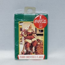 VTG 1995 Coca Cola Coke Santa Claus Christmas Playing Cards Cartes a Jouer - £7.14 GBP