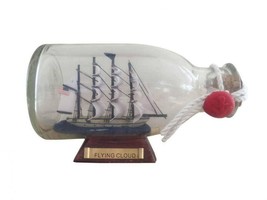 [Pack Of 2] Flying Cloud Model Ship in a Glass Bottle 5&quot;&quot; - £46.19 GBP