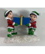 Vintage Hawthorne Village Thomas Kinkade ELF DELIVERY 1.5 in Christmas F... - £15.52 GBP