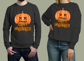 happy halloween scary pumpkins Unisex Sweatshirt - £27.34 GBP