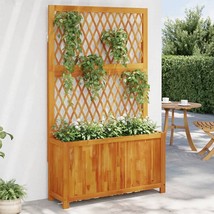  Planter Brown Solid Acacia wood Large Planters Planter - $4,148.91 MXN