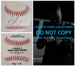 Luis Arraez Miami Marlins Twins signed MLB baseball COA exact proof autographed - £110.78 GBP