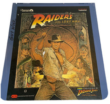 Vintage 1981 Raiders Of The Lost Ark RCA CED SelectaVision VideoDisc Great Art! - £6.43 GBP