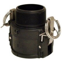 Apache 49030520 Part B Female Cam and Groove Adapter, Polypropylene, Bla... - $30.22