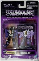 Transformers Heroes of Cybertron Decepticon Skywarp Action Figure NIB Hasbro - £14.91 GBP