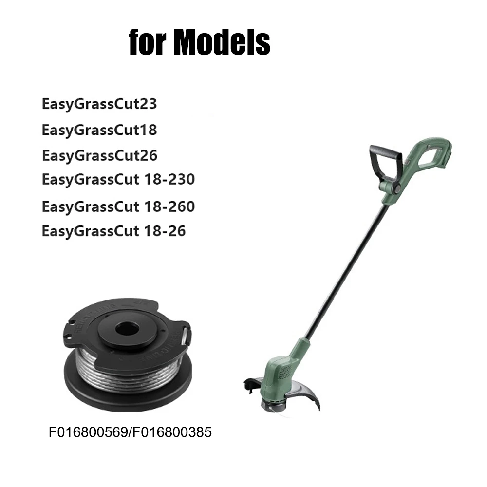 4 Pack String Tmer Spool Line for Bosch F016800569 EasyGrCut 23 26 18 18... - €37,64 EUR