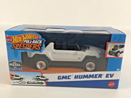 Hot Wheels Pull Back Speeders GMC Hummer  EV Die Cast 1:43 Vehicle New Mattel - £27.11 GBP