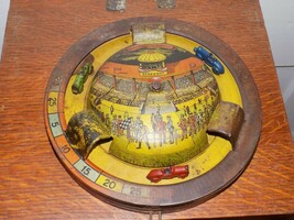 Vintage Jeanette Auto Race Metal Toy - $94.05