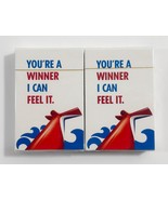 Carnival Cruise Line Playing Cards You&#39;re a Winner I Can Feel It 2 Decks... - €5,19 EUR