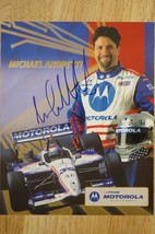 2002 Nascar Racing Original Autograph Photo Michael Anretti Motorola Tea... - $365.00 MXN