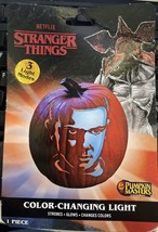 NEW - Netflix Stranger Things - Color Changing Light Pumpkin Halloween Lights - £6.61 GBP