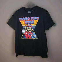 Mario Kart 1992 Graphic Print T Shirt Mad Engine 2022 Mens Size Large 42×28 - $14.52