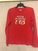 Holiday Editions Women&#39;s Christmas T Shirt Size S Long Sleeve Ships N 24h - £9.13 GBP