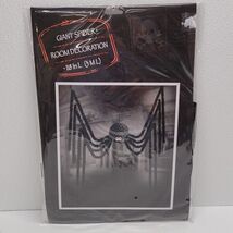 Hanging Honeycomb Black Spider Halloween Haunted House Decoration Prop - $20.76 CAD