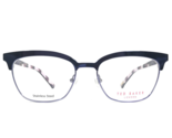 Ted Baker Eyeglasses Frames B246 BLU Purple Pink Cat Eye Full Rim 51-17-135 - $23.11