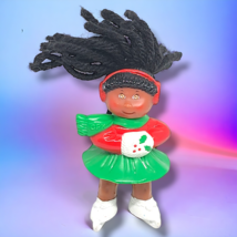 Cabbage Patch Doll Mini Figure Christmas Ice Skater 3.5&quot; Tall 1992 - $4.41