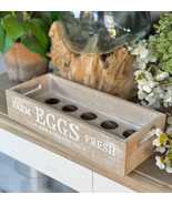 Wooden Egg Crate Holder - $49.02 CAD