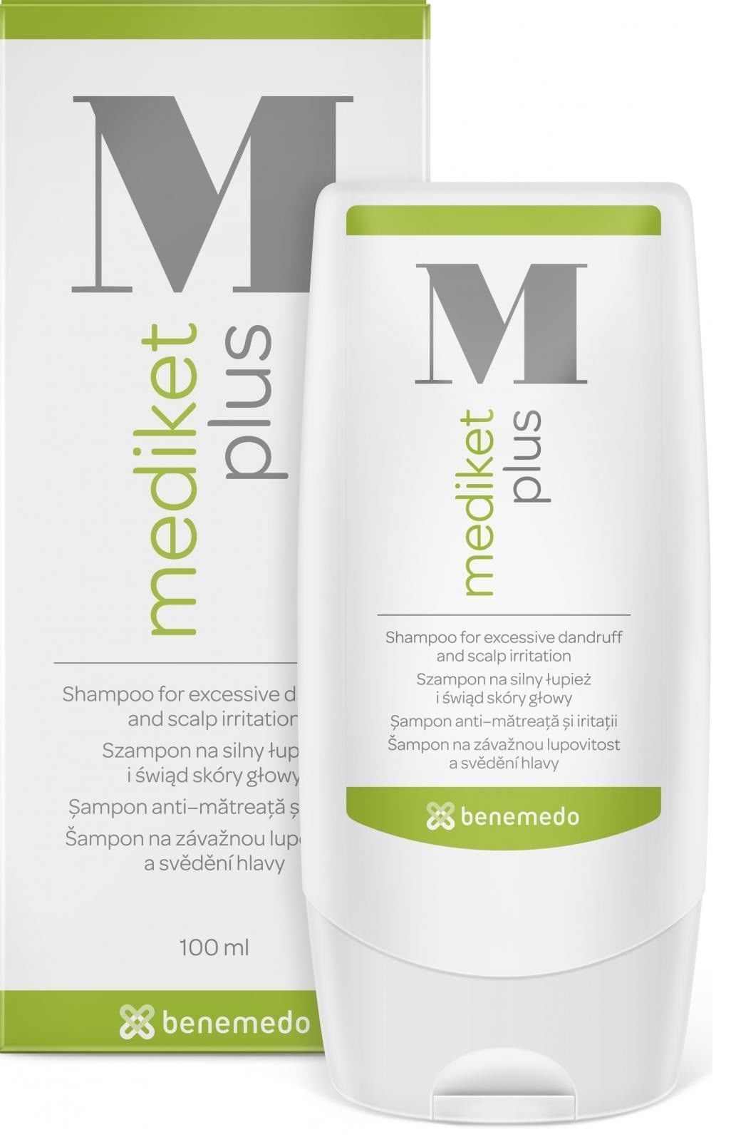 Mediket Plus 100 ml Shampoo For Excessive Dandruff And Scalp Irritation Benemedo