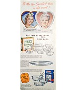 Pyrex Brand Oven Ware Home Maker Set Flameware Set Dishes 1947 Vintage P... - $13.15 CAD