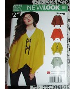 New Look A6475 Poncho Top Size S-L Sewing Pattern NEW - £10.48 GBP