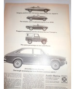  Vintage Austin Marina British Leyland Print Magazine Advertisement 1973 - $12.33 CAD
