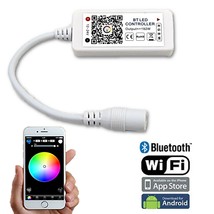 Bluetooth Cell Phone iOS Android RGBW LED Color Changing Light Remote Co... - £14.26 GBP