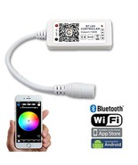 Bluetooth Cell Phone iOS Android RGBW LED Color Changing Light Remote Co... - £14.97 GBP