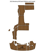 2012 Monterey 295 Swim Platform Cockpit Pad Boat EVA Foam Teak Deck Floo... - $1,157.50 CAD