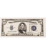 1934-C $5 Silver Certificate Choice Uncirculated Ch Unc FR #1653 - $74.24