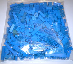 Used Lego Blue Bricks 1 Pound Lb FAIR condition - £10.38 GBP