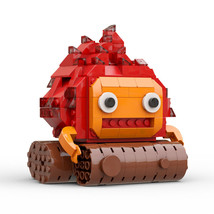 BuildMoc Calcifer Model Fire Monster 252 Pieces from Fantasy Film about Castle - £25.47 GBP
