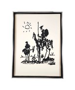 Vintage 1980&#39;s Pablo Picasso Don Quixote &quot;Man of La Mancha&quot; Print Framed... - $1,108.89 MXN