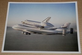 NASA Dryden Flight Research Center Photo Shuttle Carrier Aircraft Vintage 1990&#39;s - £27.96 GBP