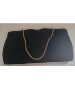 Vintage Black Velvet Evening Bag Clutch - $352.37 MXN