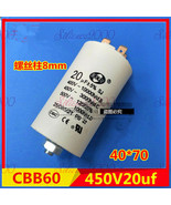 5uF-50uF CBB60 450VAC Appliance Electric Motor Start Capacitor With Bolt... - £3.28 GBP+