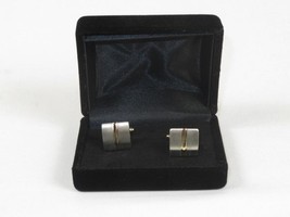 Men J.Valintin Cufflinks by Vitorofolo for French Cuff Shirt V29-42 Silver Gold image 2