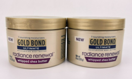 Gold Bond Ultimate Radiance Renewal Cream Whipped Shea Butter 8 oz Lot Of 2 - $24.93