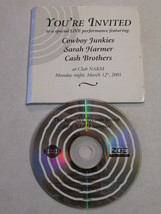 Cowboy Junkies Sarah Harmer Cash Brothers 6 Track 2001 Promo Only Cd Club Narm - £3.85 GBP