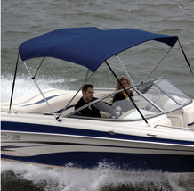 Shademate 80183 Royal Bimini Top Poly Fabric/Boot(No Frame)3Bow,5&#39;L,32&quot;H,85-90&quot;W - £340.36 GBP