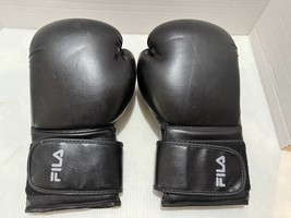 FILA 14oz Gloves Black Training Boxing Sparring Gloves MMA Fighting - $19.99 CAD