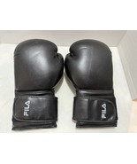 FILA 14oz Gloves Black Training Boxing Sparring Gloves MMA Fighting - $19.99 CAD
