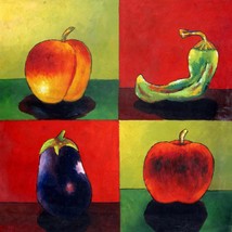 36x36 inches Fruit  stretched Oil Painting Canvas Art Wall Decor modern06D - £158.83 GBP