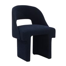 LeisureMod Quell Boucle Accent Chair  Curved Modern Design, Upholstered... - $136.50+