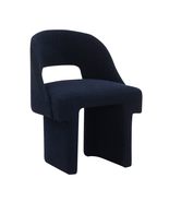LeisureMod Quell Boucle Accent Chair  Curved Modern Design, Upholstered... - $186.69 CAD+