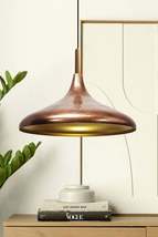 Copper Champion Wooden Single Chandelier Pendant Lamp Living Room Kitchen Cafe B - £73.13 GBP