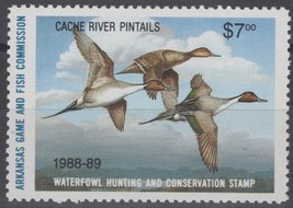 ZAYIX 1988 Arkansas 8  MNH - US State Duck Stamp - Birds - 062322S34 - £7.07 GBP